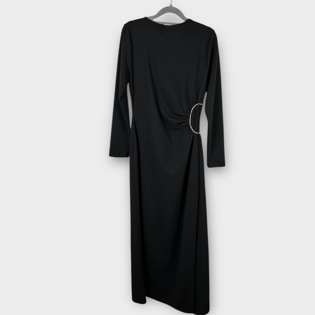 Monsoon Elaine Diamante Trim Maxi Dress - 12