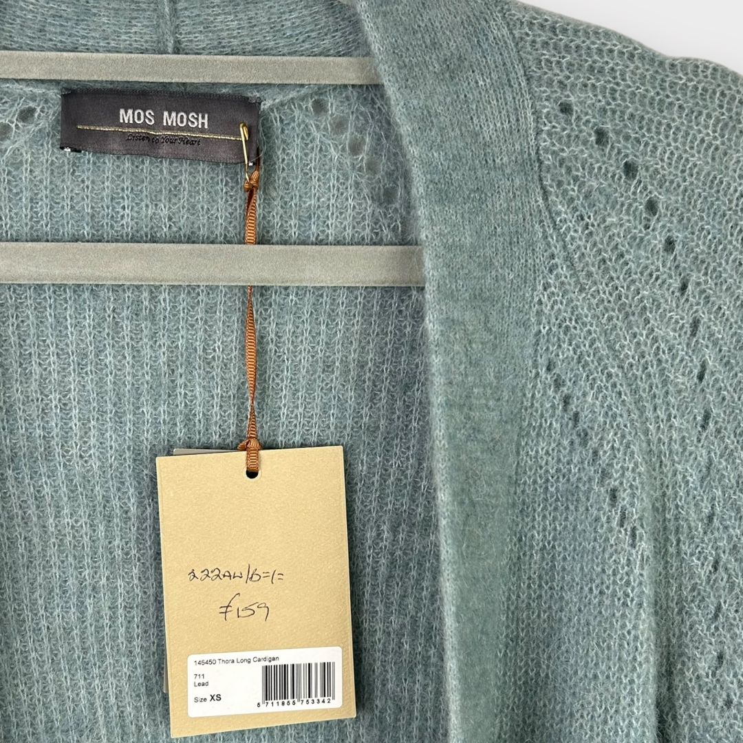 Mos Mosh Thora Alpaca Wool Blend Long Cardigan - XS