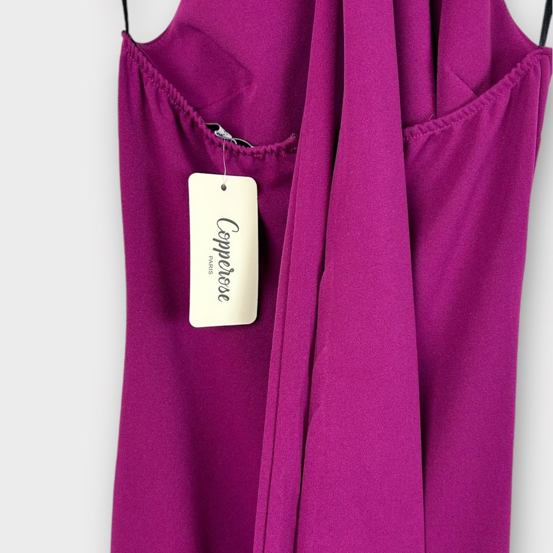 Copperose Halter Neck Maxi Dress - 12 (L)