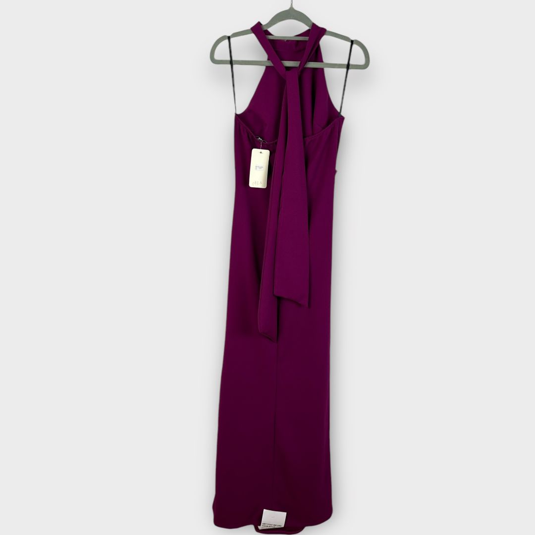 Copperose Halter Neck Maxi Dress - 12 (L)