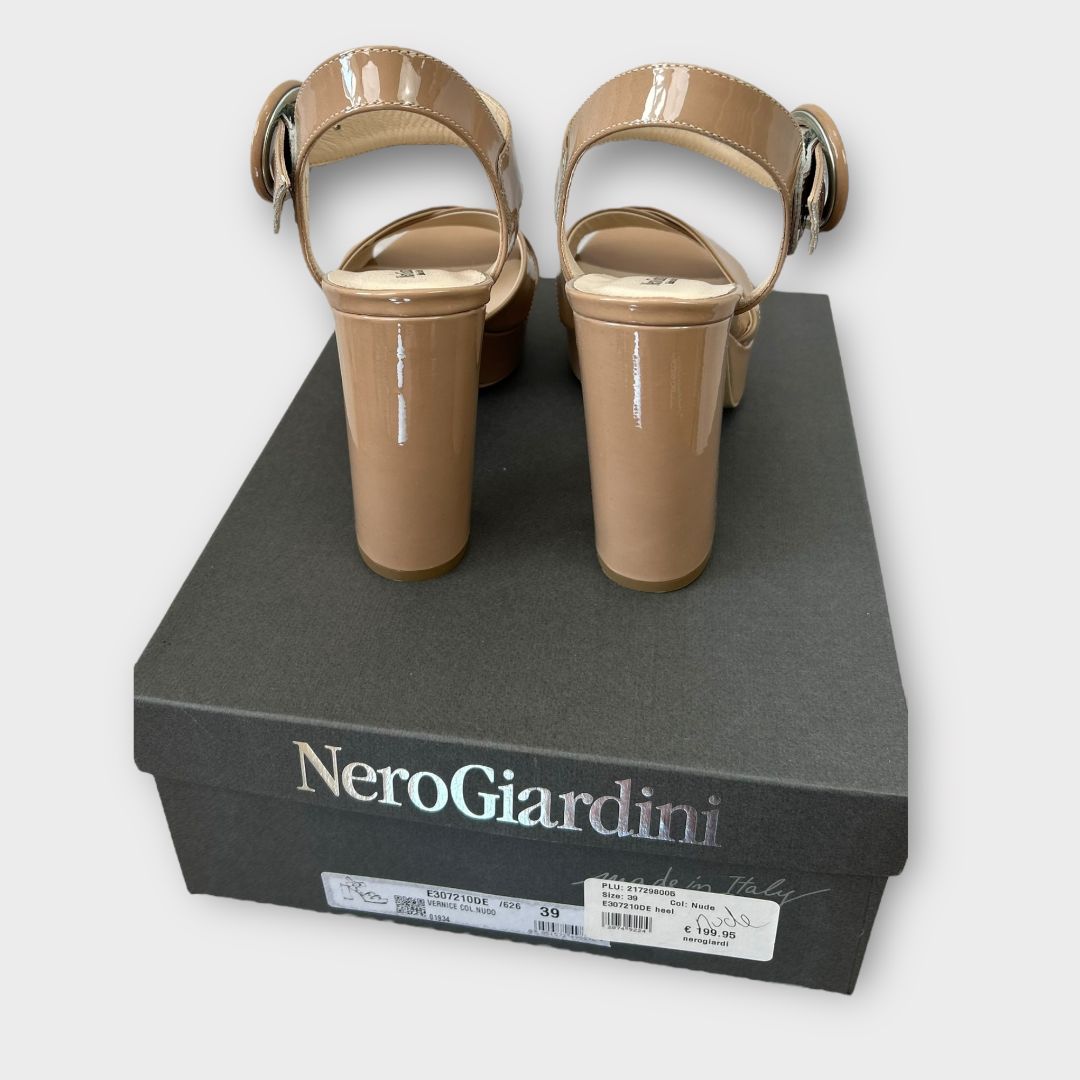 Nero Giardini Block Heel Platform Sandals - 6/39