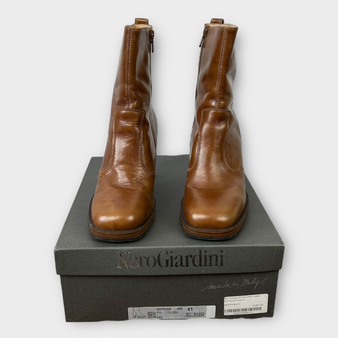 Nero Giardini Leather Boots - 8/41