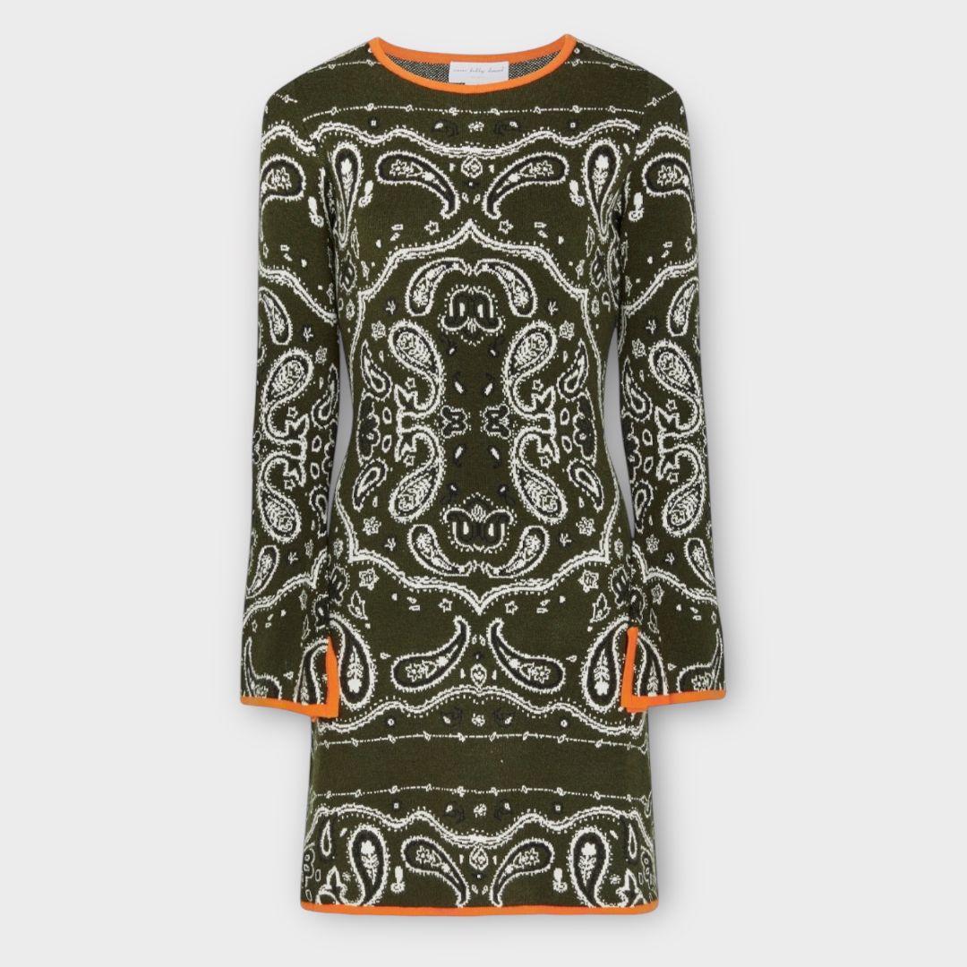 Never Fully Dressed Bandana Knit Mini Dress - 10/12 (M)