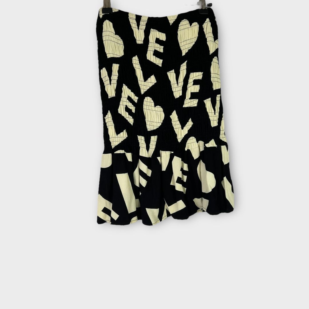 Never Fully Dressed Love Shirred Mini Skirt - S/M