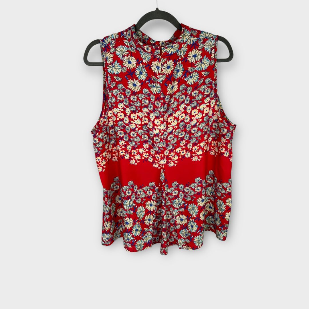 Next Floral High Neck Top - 18