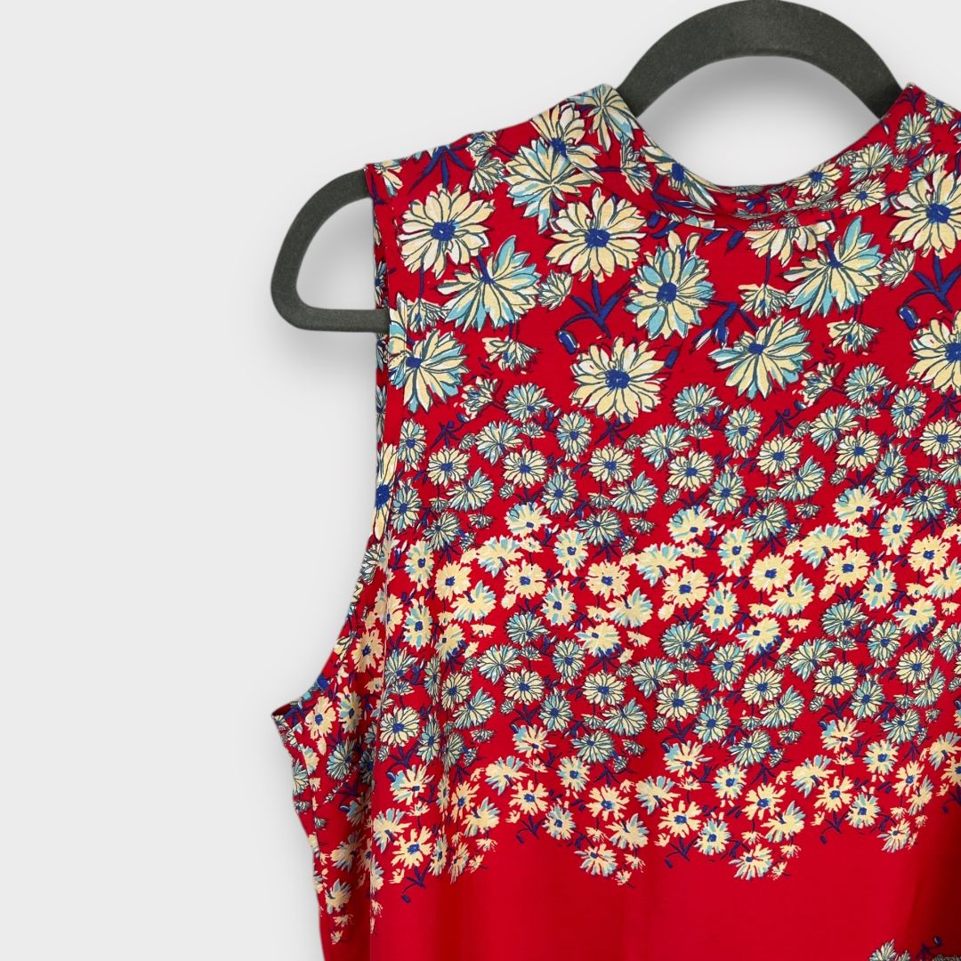 Next Floral High Neck Top - 18