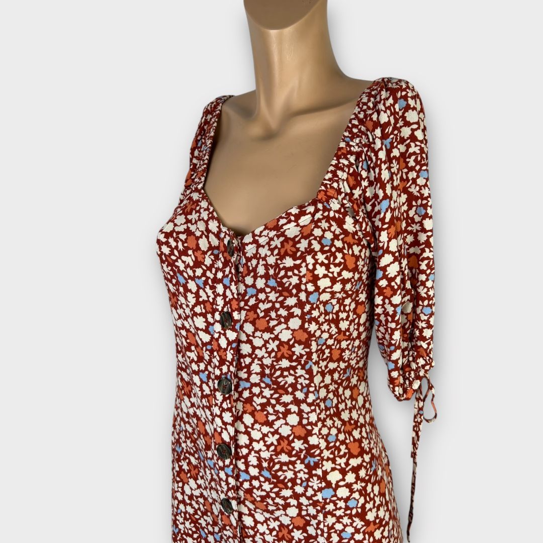 Next Floral Mini Dress - 8/10