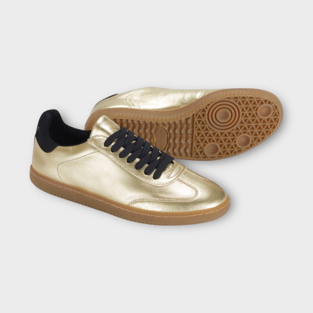 Nicki Hoyne Metallic Sporty Trainers - 5/38