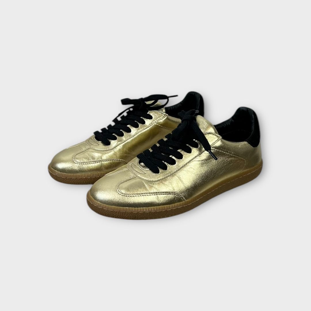 Nicki Hoyne Metallic Sporty Trainers - 5/38