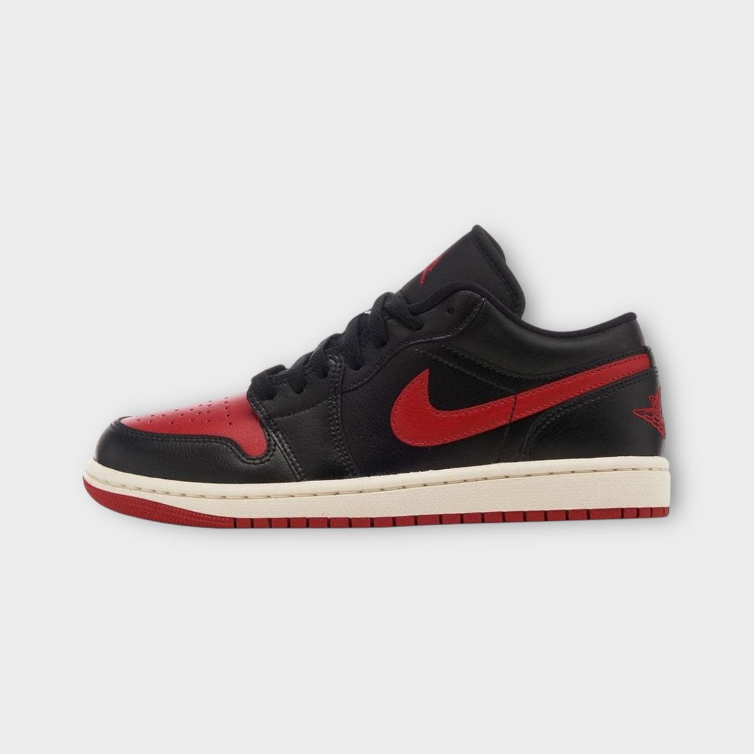 Nike Air Jordan 1 Low Black / Gym Red Sail - 7/40