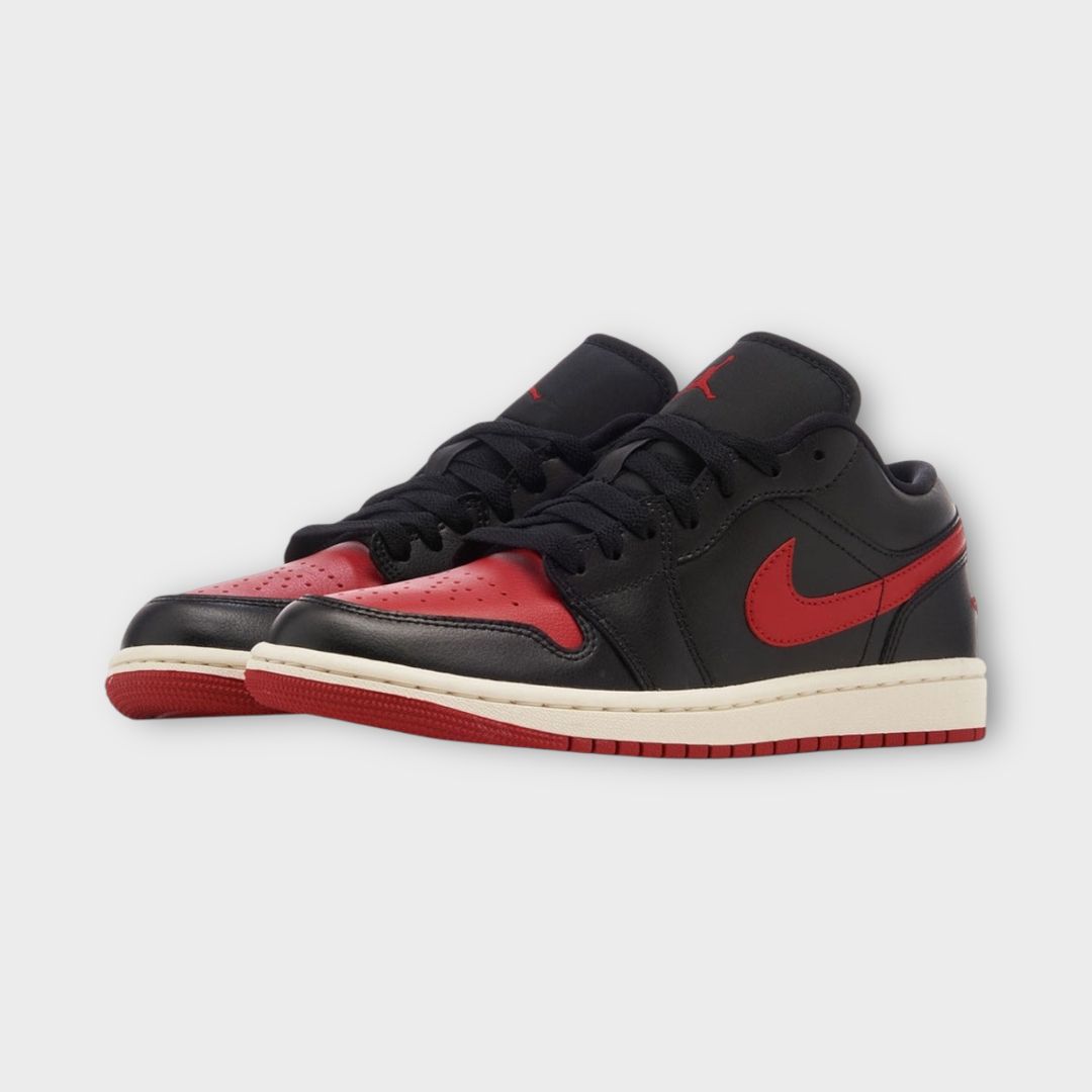 Nike Air Jordan 1 Low Black / Gym Red Sail - 7/40