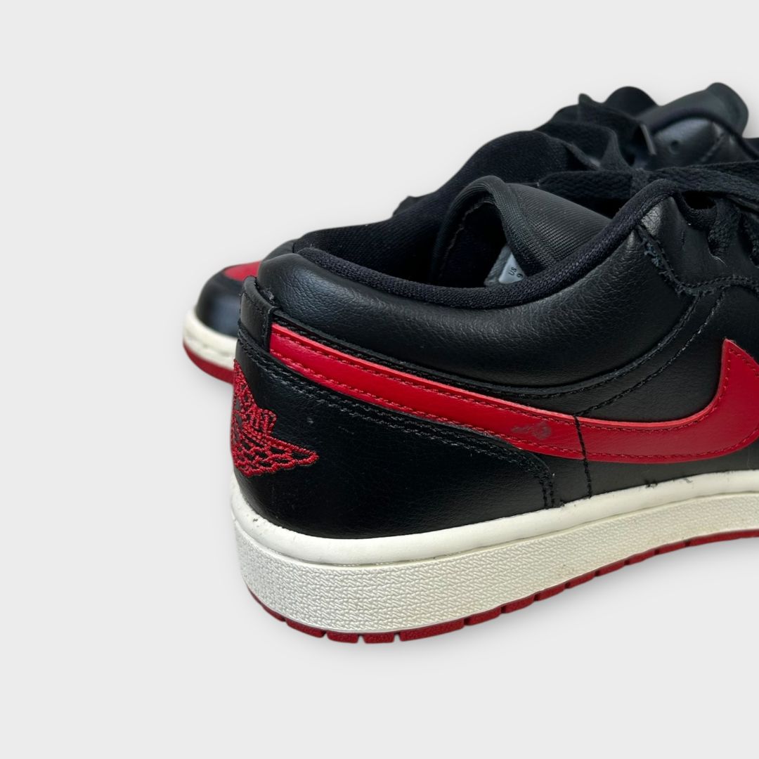 Nike Air Jordan 1 Low Black / Gym Red Sail - 7/40