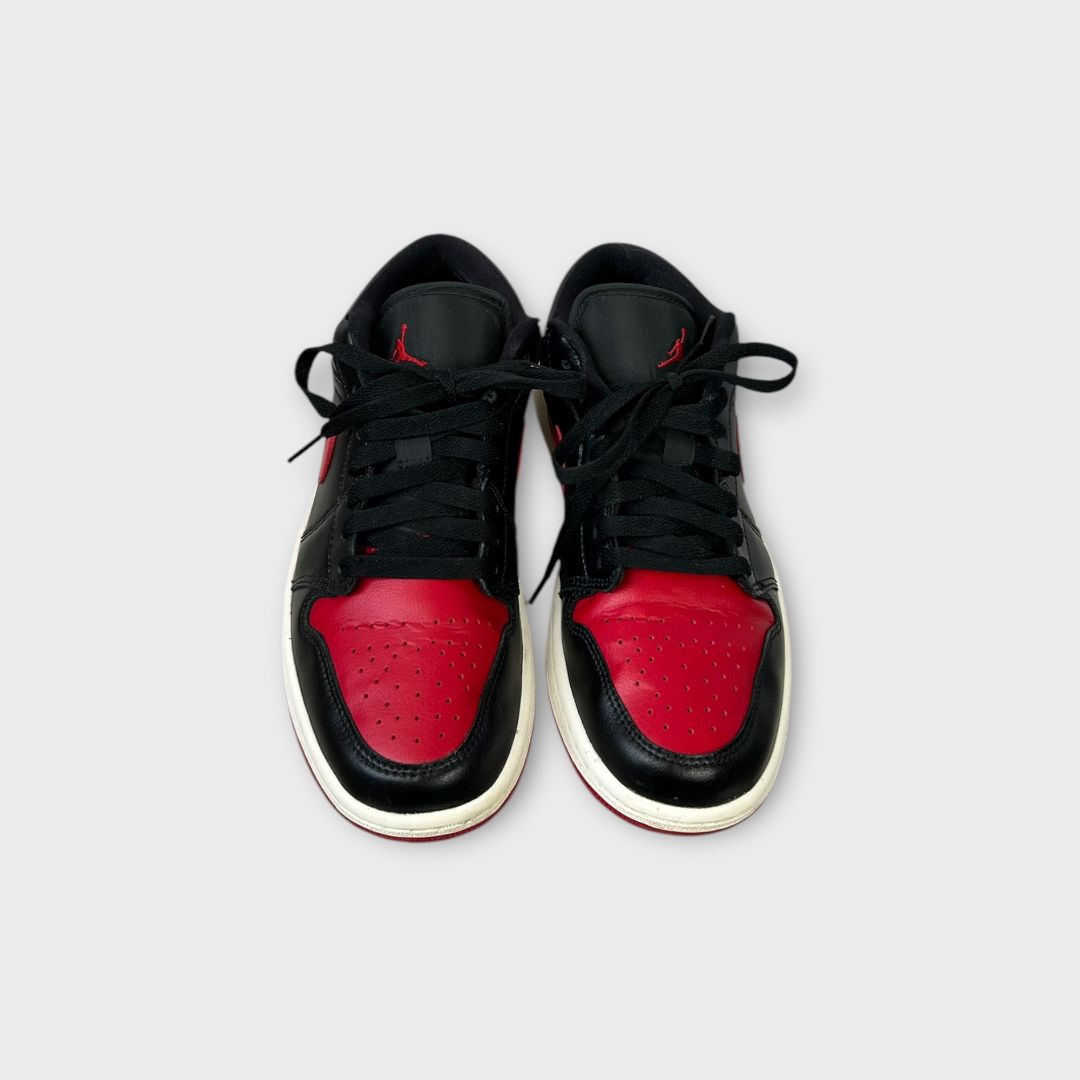 Nike Air Jordan 1 Low Black / Gym Red Sail - 7/40