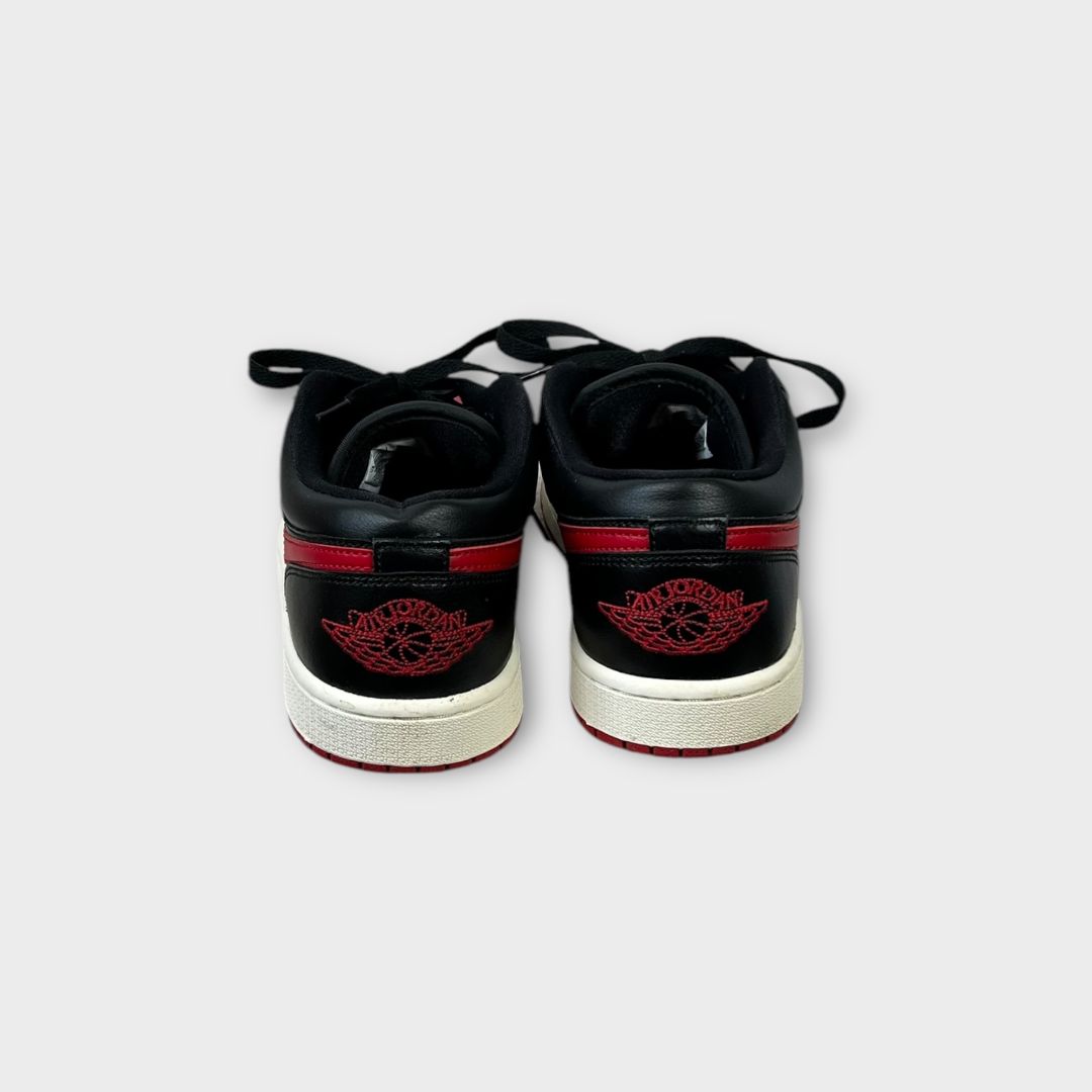 Nike Air Jordan 1 Low Black / Gym Red Sail - 7/40