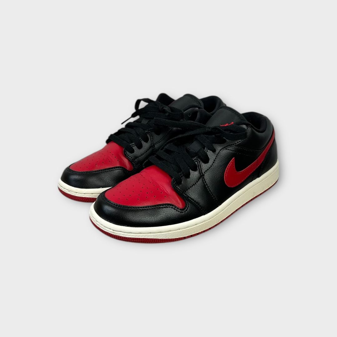 Nike Air Jordan 1 Low Black / Gym Red Sail - 7/40