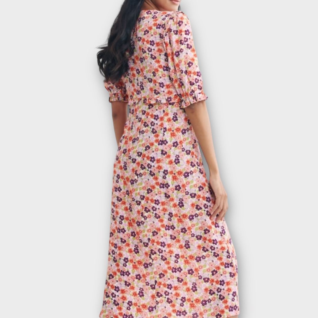 Nobody&#39;s Child Felicia Floral Midi Dress - 10