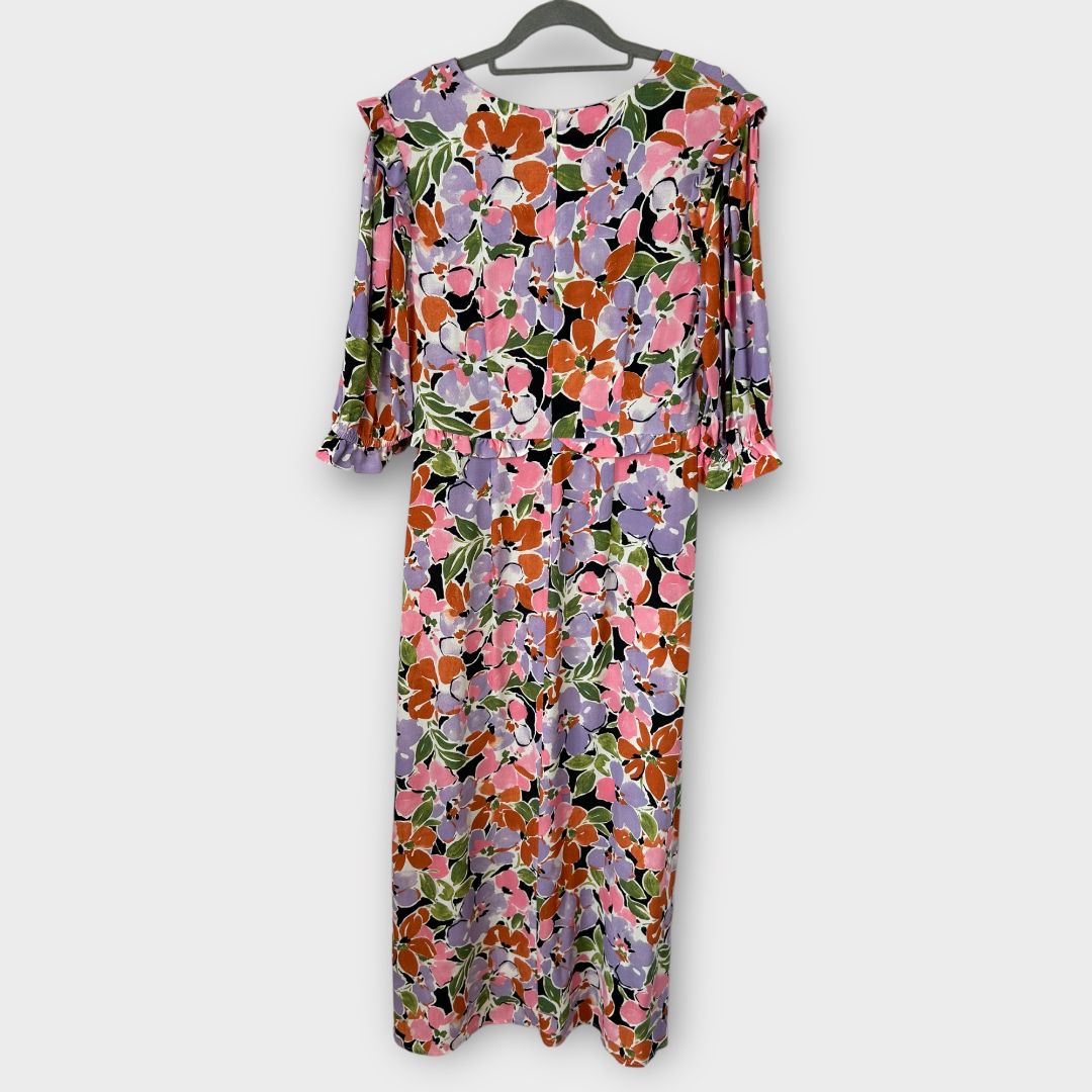 Nobody&#39;s Child Felicia Floral Midi Dress - 10