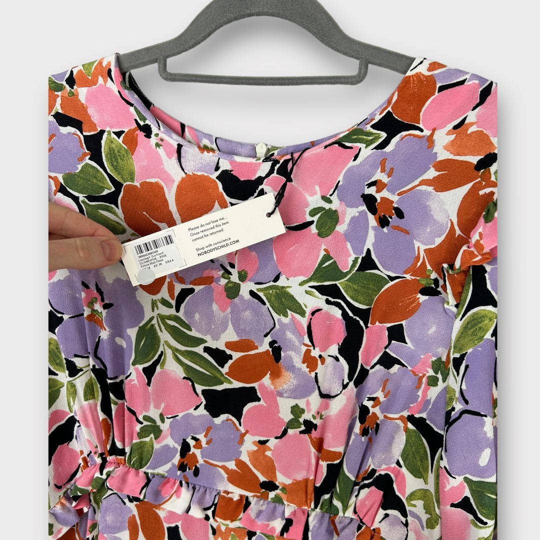 Nobody&#39;s Child Felicia Floral Midi Dress - 10