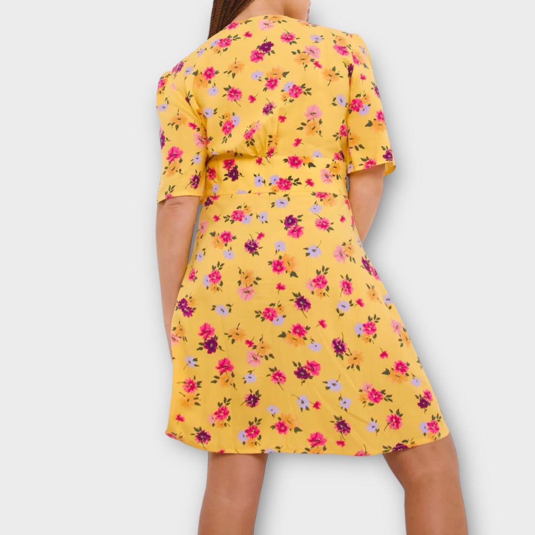 Nobody&#39;s Child Floral Mini Dress - 14/16