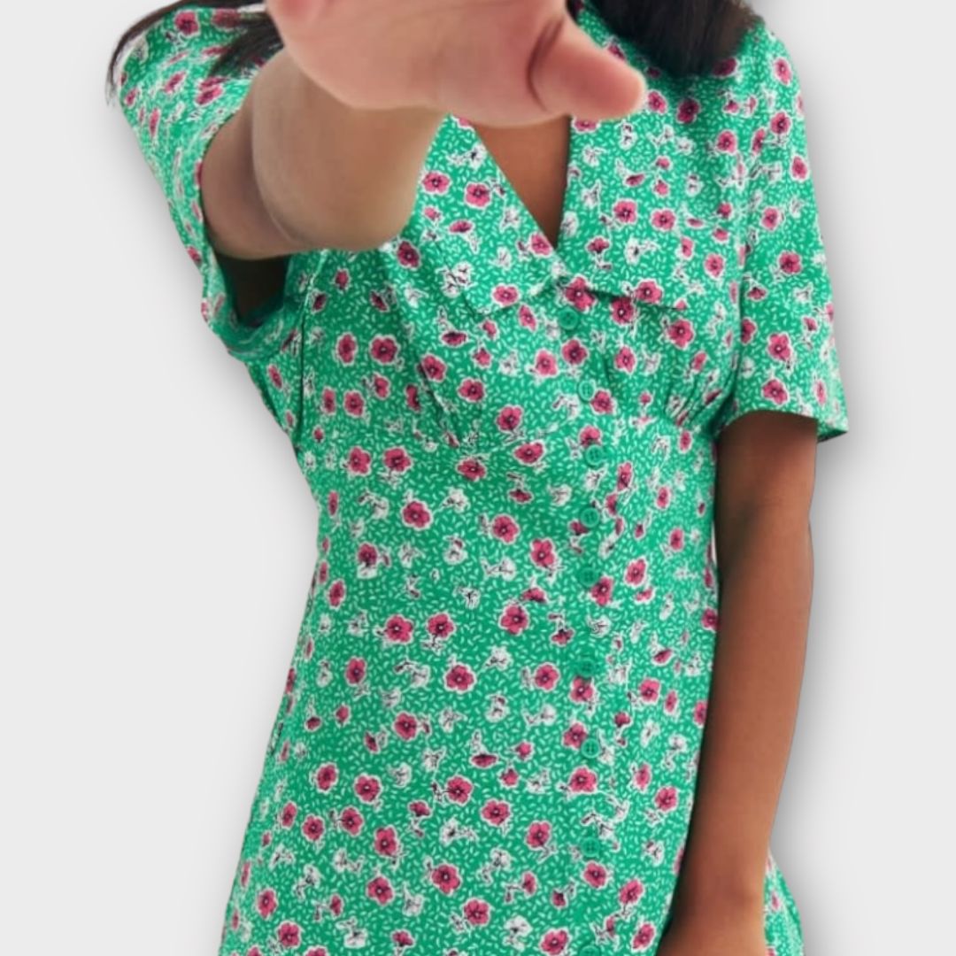 Nobody&#39;s Child Floral Mini Dress - 14/16