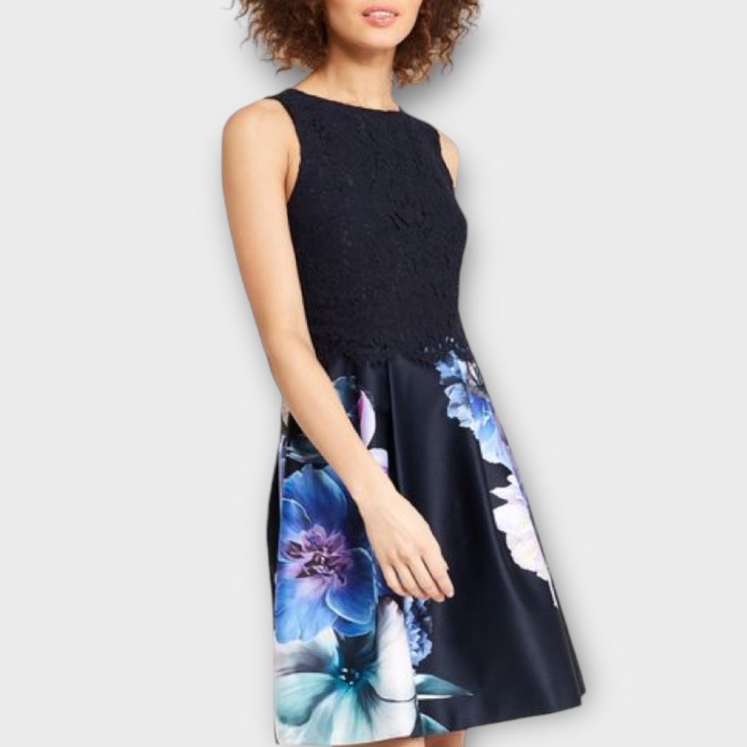 Oasis Floral Lace Dress - 10