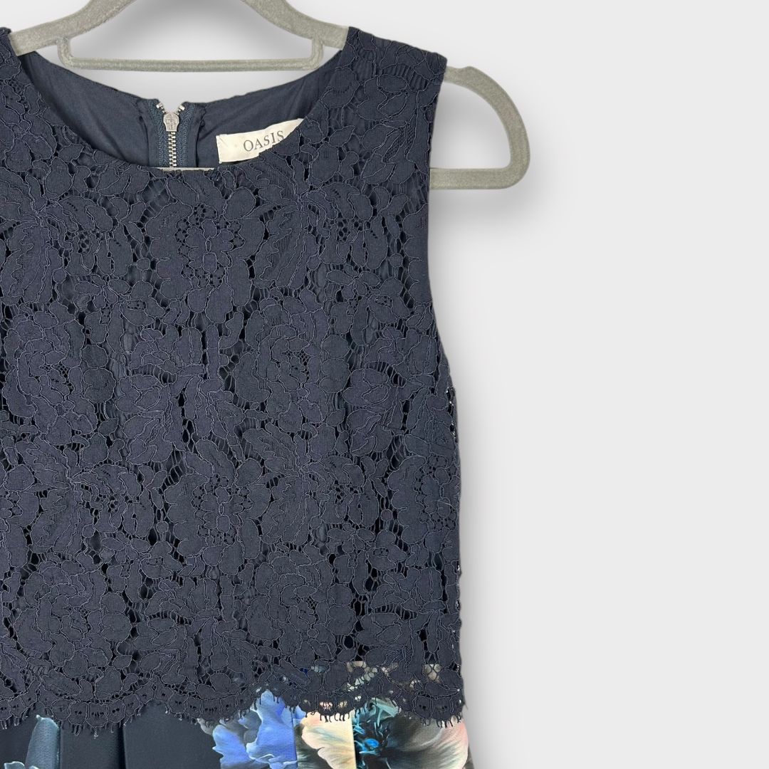 Oasis Floral Lace Dress - 10