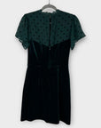 Oasis Velvet Mini Dress - 6