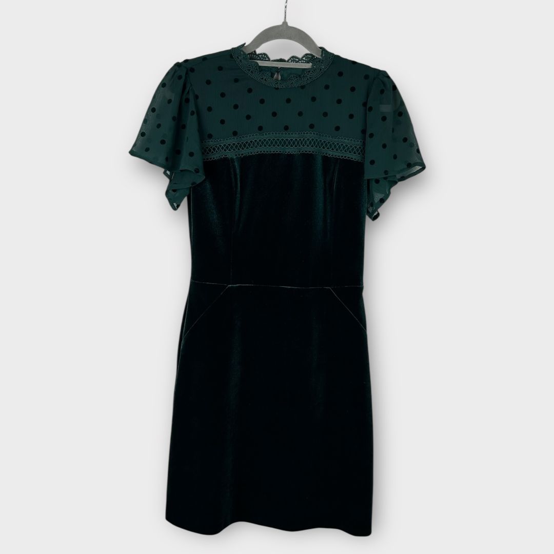 Oasis Velvet Mini Dress - 6