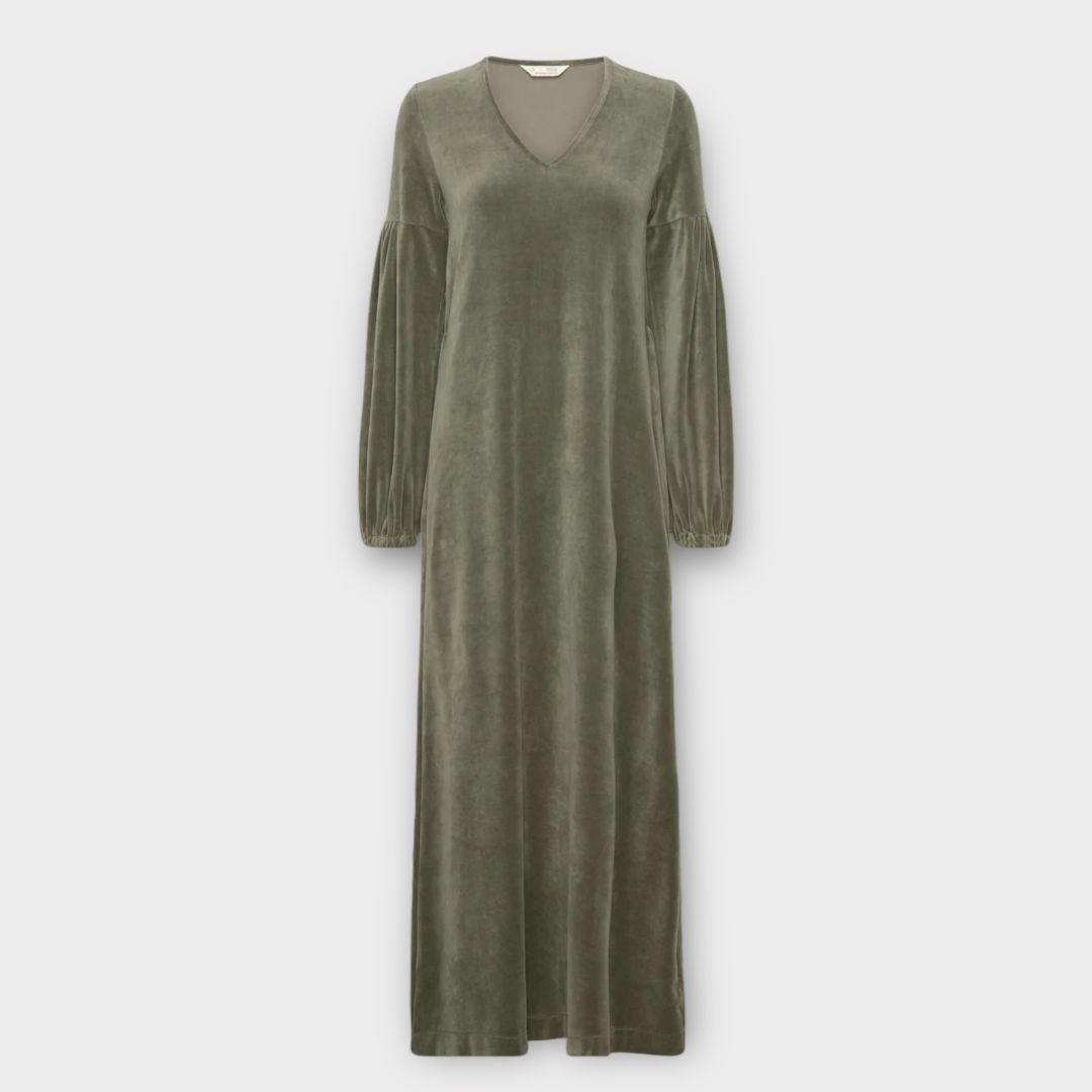 Odd Molly Carola Long Velvet Dress - 16
