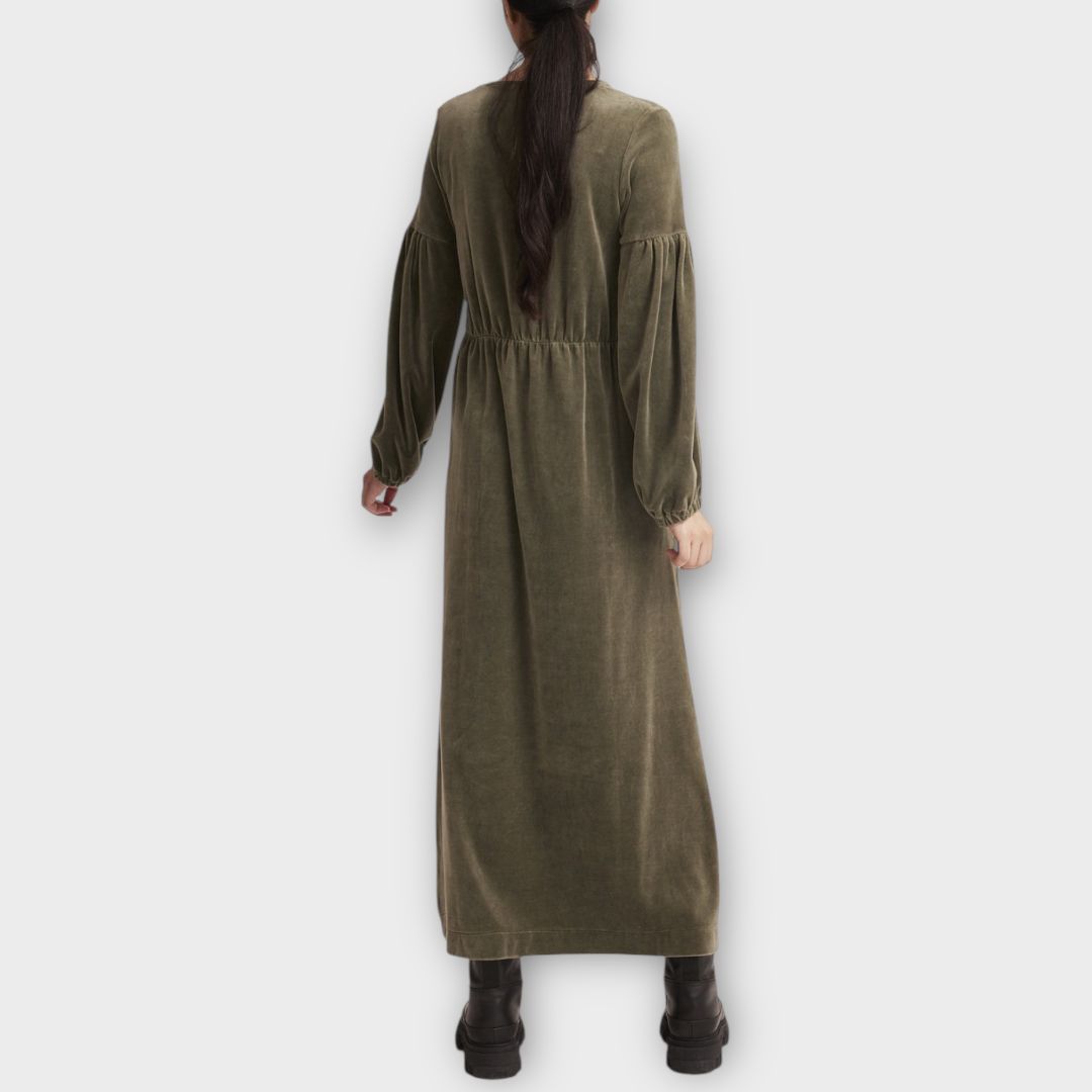 Odd Molly Carola Long Velvet Dress - 16