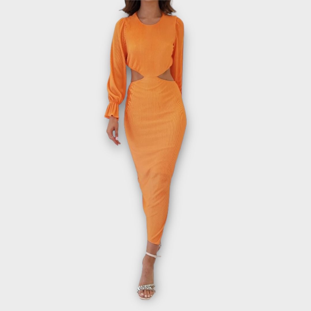 Oh Hello Clothing Plisse Maxi Dress - 10/12