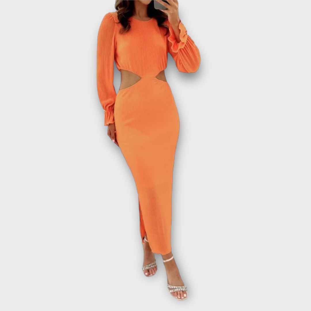 Oh Hello Clothing Plisse Maxi Dress - 10/12