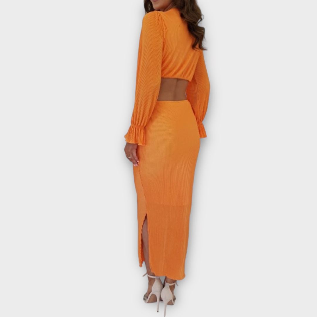 Oh Hello Clothing Plisse Maxi Dress - 10/12