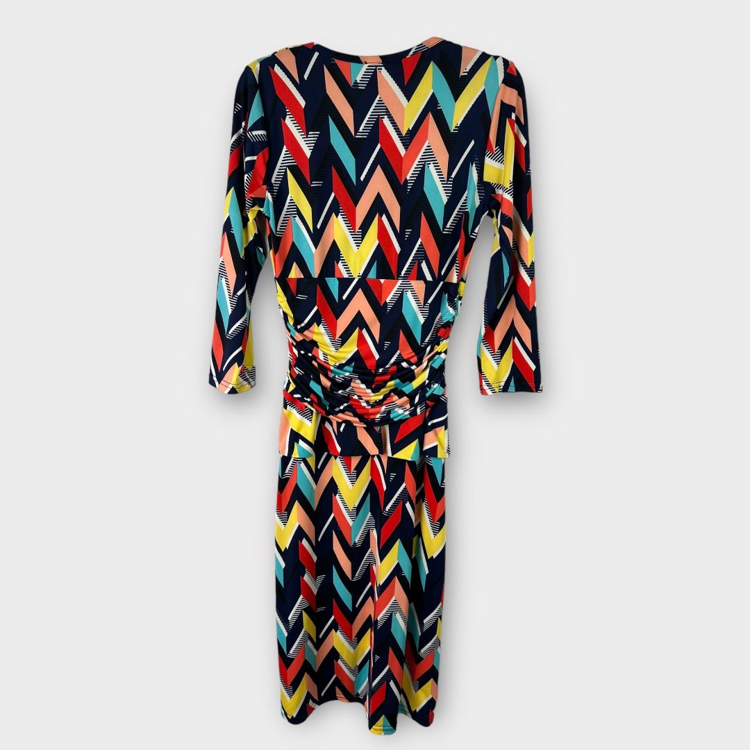 Onjenu Kiki Zig Zag Knee Length Dress - 8