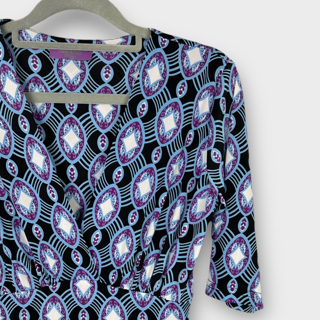 Onjenu Patterned Jersey Dress - 8