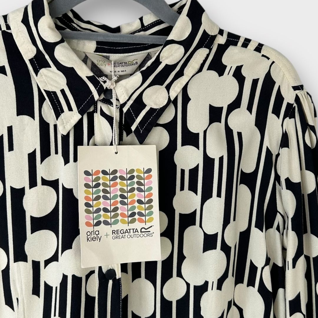 Orla Kiely x Regatta Printed Maxi Shirt Dress - 16