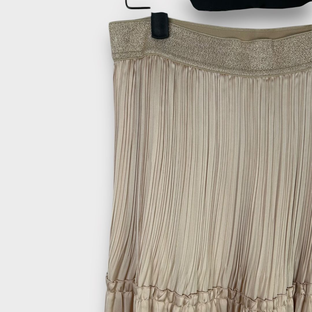 Pablo Pleated Midi Skirt - M