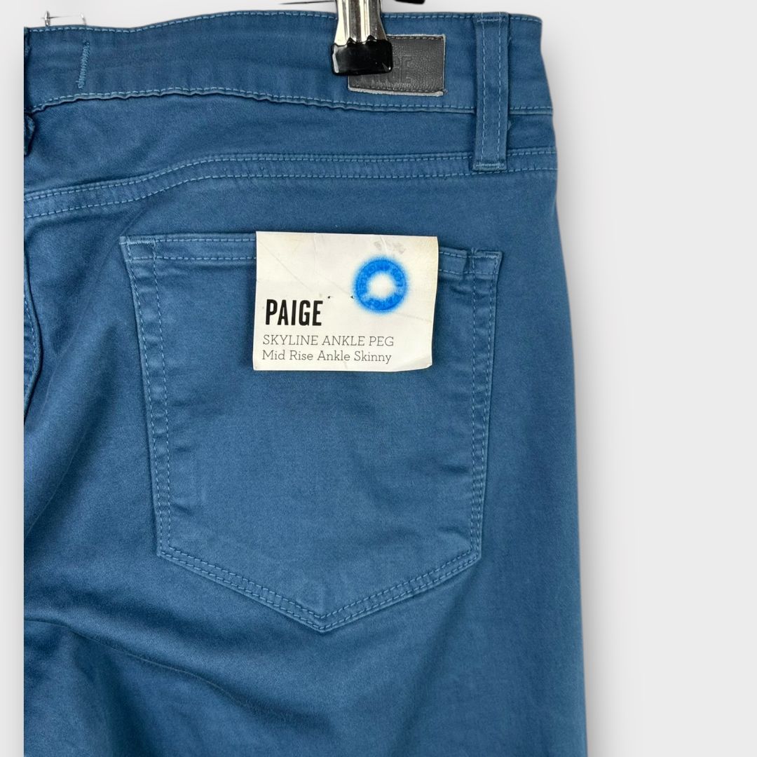 Paige Skyline Mid Rise Skinny Peg Jeans - 12 (30)