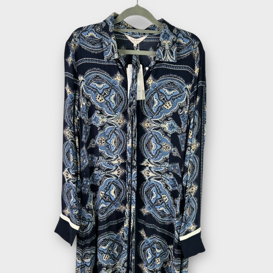 Part Two Scarf Print Midi Dress - 10