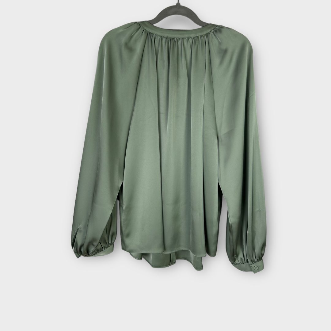 Paul Costelloe Satin Gathered Blouse - 16