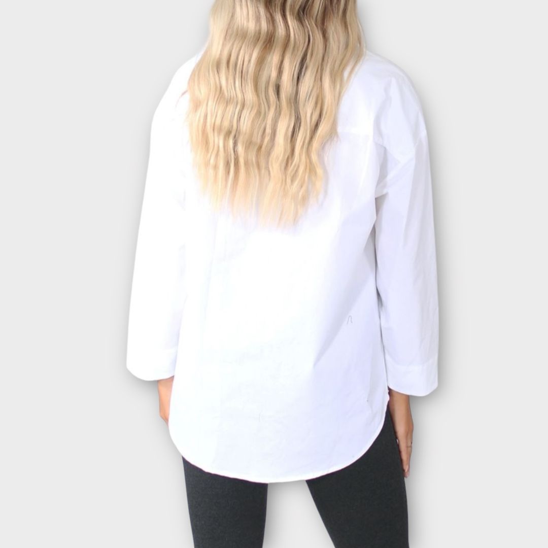 Peruzzi Zip Detail Cotton Shirt - 10