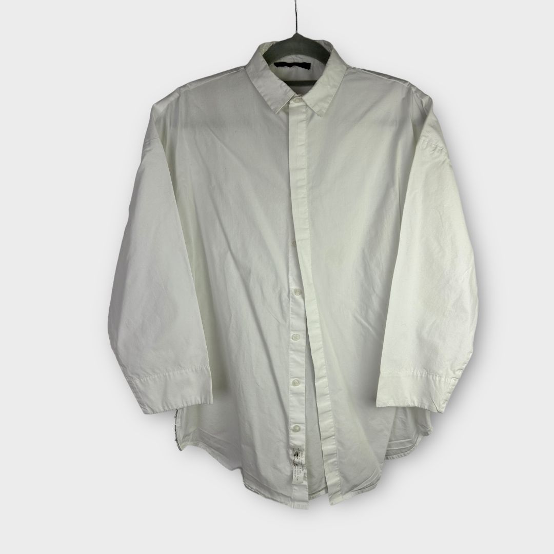 Peruzzi Zip Detail Cotton Shirt - 10