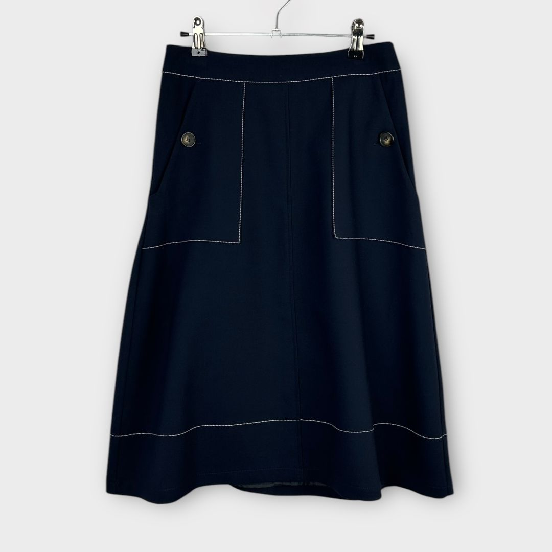 Phase Eight Castielle A-line Stitch Skirt - 8