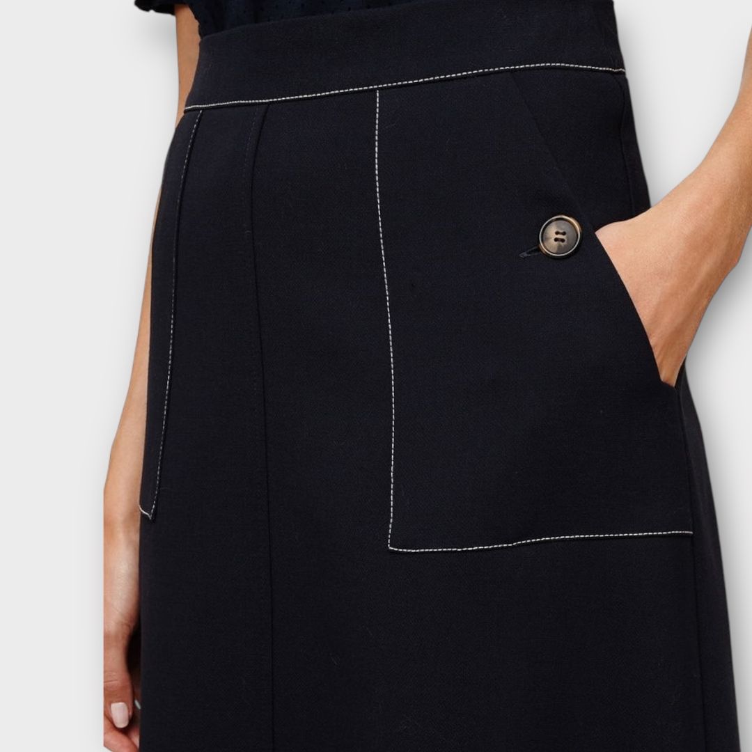 Phase Eight Castielle A-line Stitch Skirt - 8