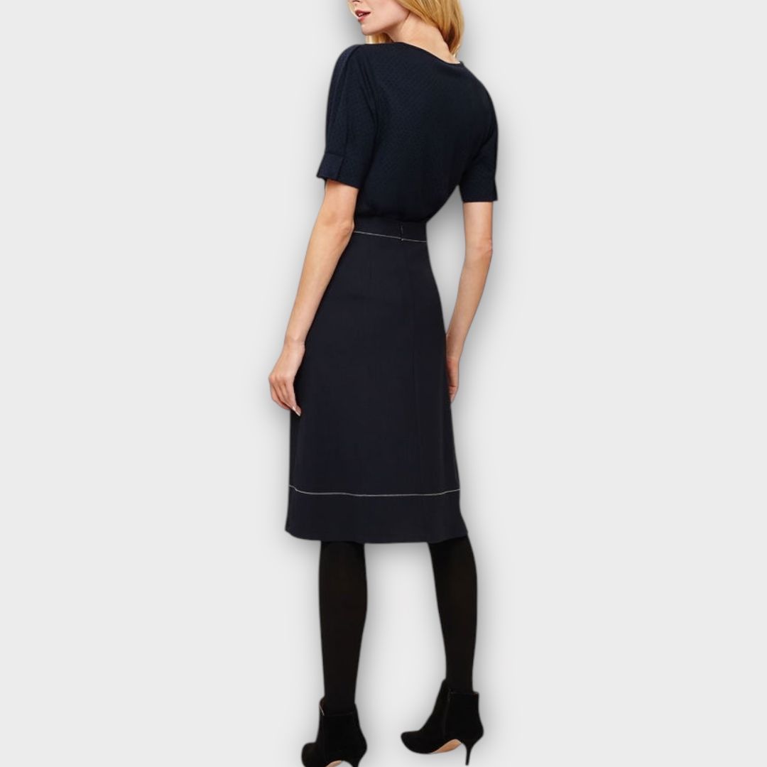 Phase Eight Castielle A-line Stitch Skirt - 8