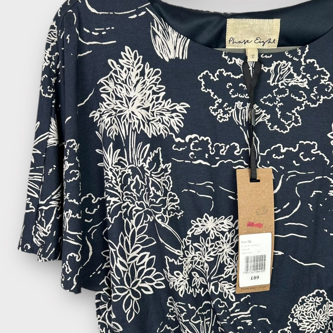 Phase Eight Ravine Tree Print Dress - 8