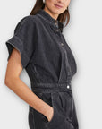 Phase Eight Tilda Denim Cotton Jumpsuit - 10