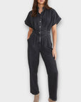 Phase Eight Tilda Denim Cotton Jumpsuit - 10
