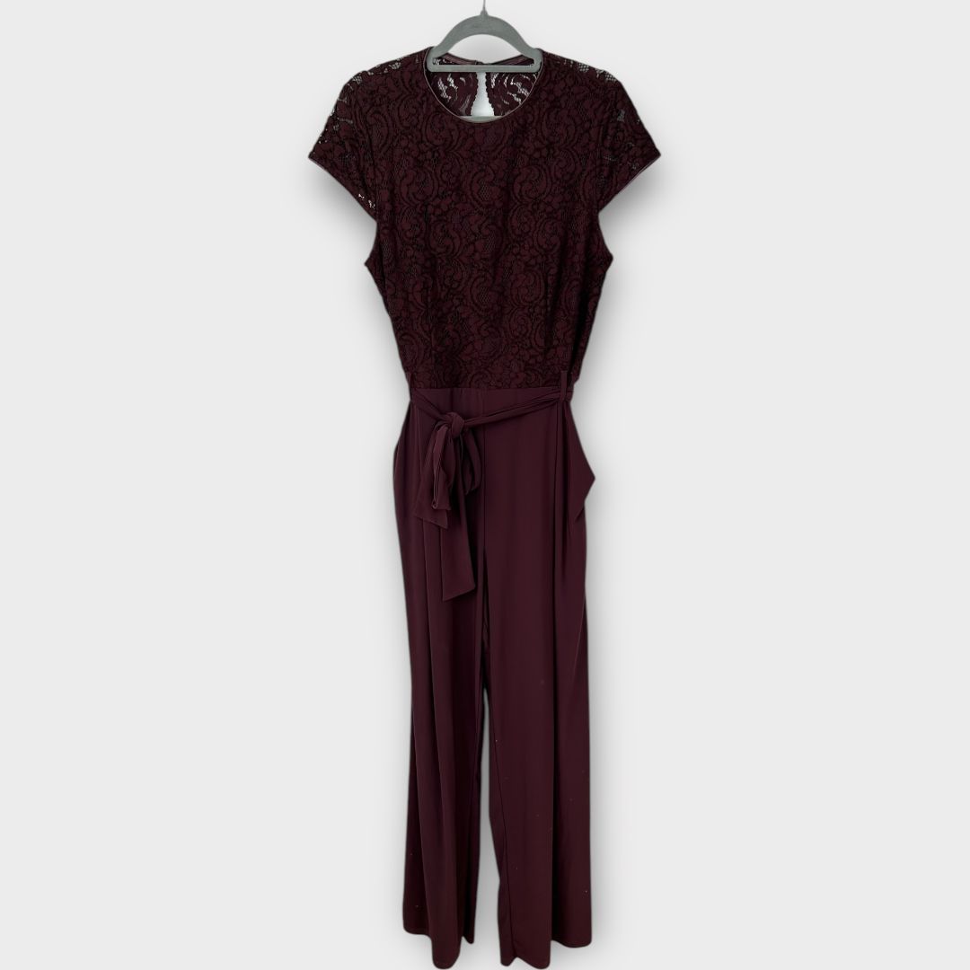 Phase Eight Vicki Lace Bodice Jumpsuit - 14