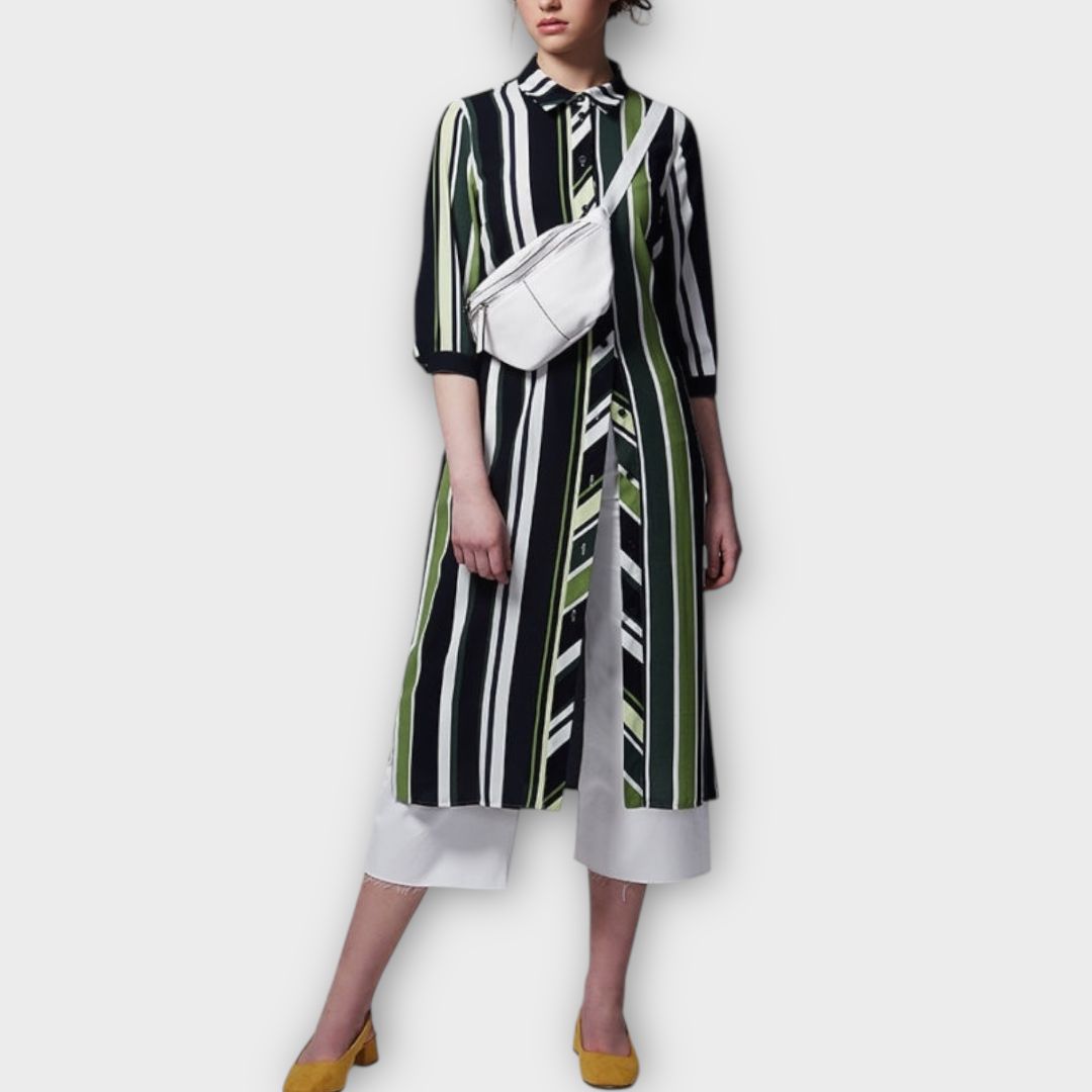 Next Stripe Shirt Dress - 8